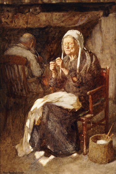 針を通し、 作： John Henry Henshall