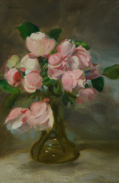 花瓶のある静物 作： John Henry Lorimer