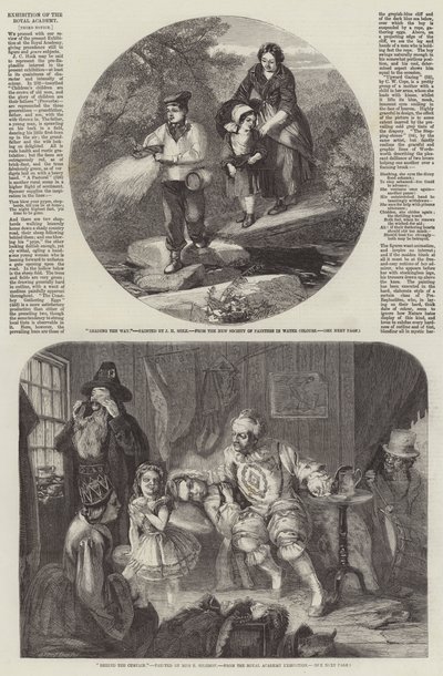 王立アカデミーの展示 作： John Henry Mole