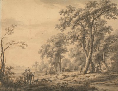 Paisagem com esportista e armas 作： John Henry Müntz