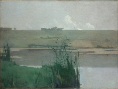 アルクラバタイユ、1885年。 作： John Henry Twachtman