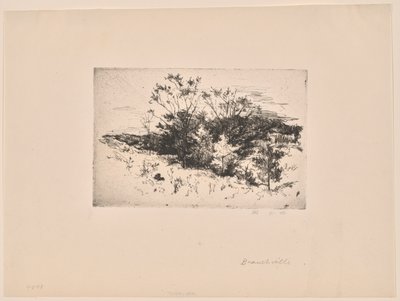 秋の風景 作： John Henry Twachtman