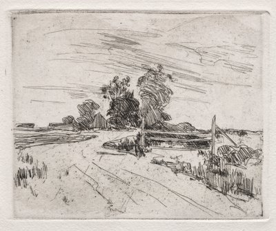 コネチカット州ブランチビル。 作： John Henry Twachtman