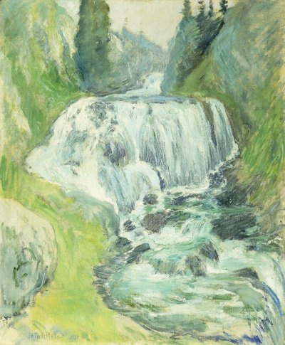 カスケード 作： John Henry Twachtman