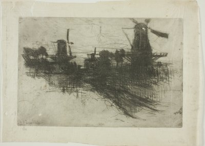 夜 作： John Henry Twachtman