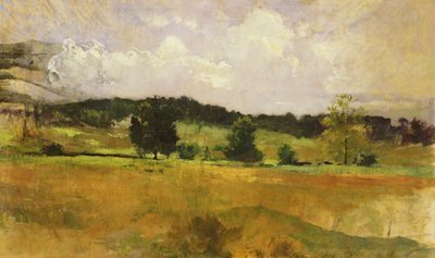 風景研究、1900年頃 作： John Henry Twachtman