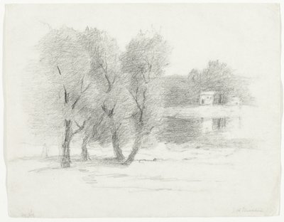 19世紀後半から20世紀初頭の風景 作： John Henry Twachtman