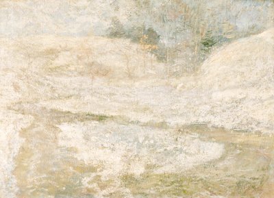 ザ ブルック、グリニッジ、コネチカット州、カリフォルニア州。 1890年から1900年。 作： John Henry Twachtman
