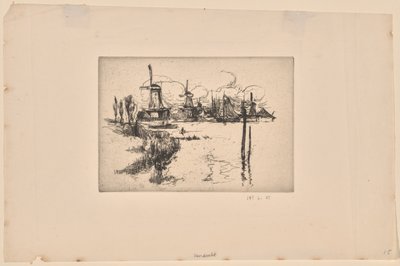 風車 作： John Henry Twachtman