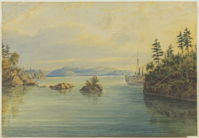 サウザンド諸島では、1865年頃（紙にWC） 作： John Herbert Caddy