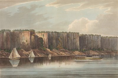 The Palisades No.19 of The Hudson River Portfolio, 1823-24. 作： John Hill