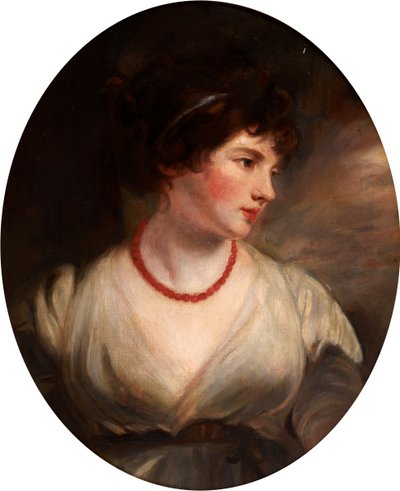 ジェーンエリザベス、オックスフォード伯爵夫人、1797年（カンブスに油彩） 作： John Hoppner