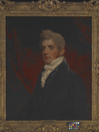 ウィリアム・イニゴ・ジョーンズの肖像（キャンバスに油彩） 作： John Hoppner