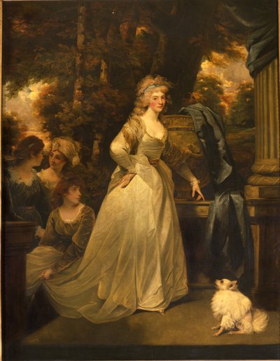 HRHフレデリカシャーロットウルリカ、プロイセンのロイヤルプリンセス、ヨーク公爵夫人の肖像、1792年 作： John Hoppner