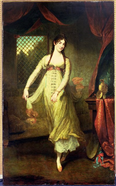 マドモアゼル・ヒリクスバーグの肖像 作： John Hoppner