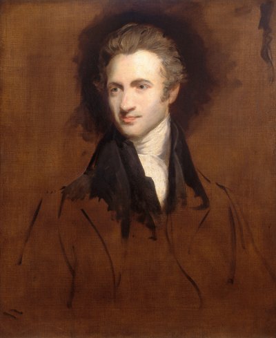 紳士の肖像、c。 18101815. 作： John Hoppner