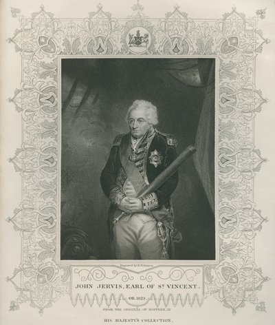 1795年のジョンジャービス卿 作： John Hoppner