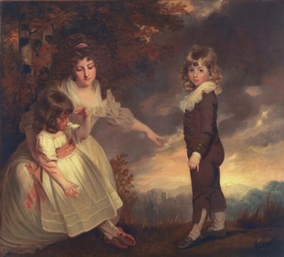 スザンナ、フィリップレイク、マリアゴッサル：ゴッサルの子供たち、1789年 作： John Hoppner