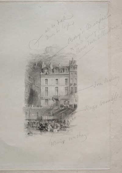 ナポレオンの宿泊施設、ケ・コンティ 作： John Horsburgh