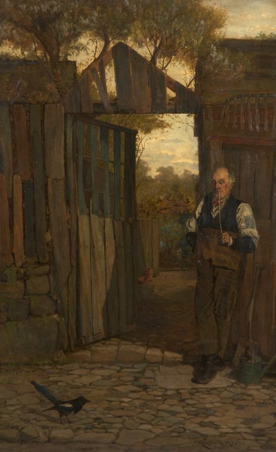 ウィーバーとカササギ 作： John Houghton Hague