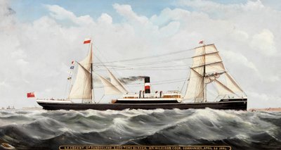 サンダーランドのSS Cogent &39;、1884-85 作： John Hudson