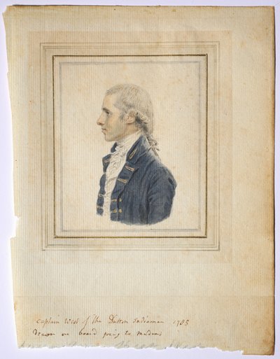 ダットンインディアマン、1785年の西の船長の肖像。 作： John I. smart