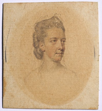 女性の肖像、c。 1775年。 作： John I. smart