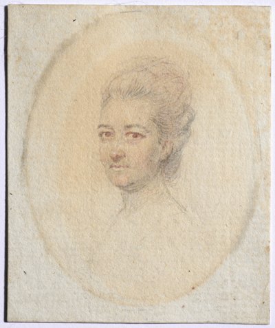 女性の肖像、c。 1775年。 作： John I. smart