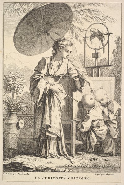 中国の珍品、1741-63年。 作： John Ingram
