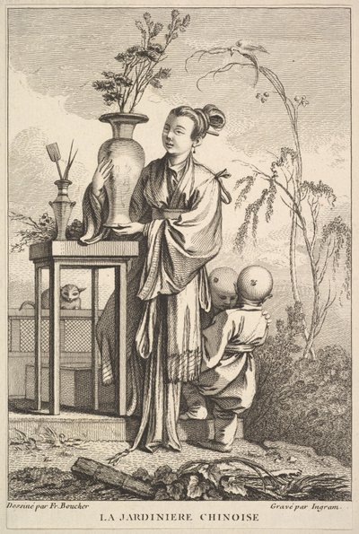 The Chinese Gardener, 1741-63. 作： John Ingram