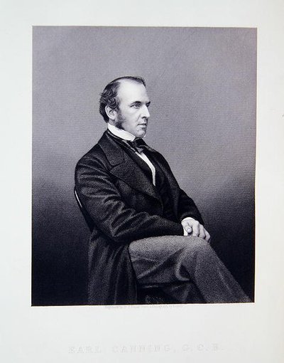 Earl Canning（「The Drawing-Room Portrait Gallery of Eminent Personages」より 作： John Jabez Edwin Paisley (after) Mayall