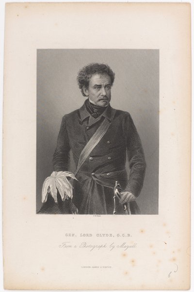？ロードクライド、GCB？、1856年頃 作： John Jabez Edwin Paisley Mayall