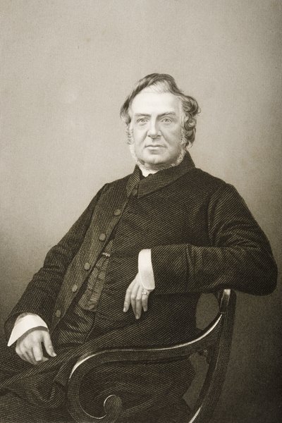 1860年にロンドンで出版された「著名な人物の応接室、第2巻」の写真からDJパウンドが彫刻したヒューストウェル（1799-1845） 作： John Jabez Edwin Paisley Mayall