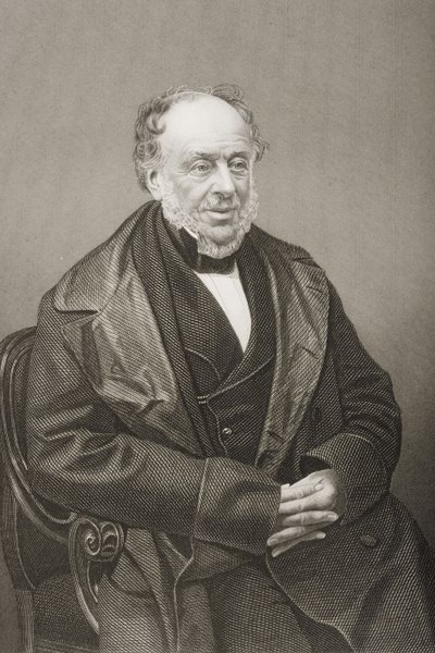 ジェームスブラウンローウィリアムガスコインセシル（1791-1868）ソールズベリーの第2侯爵、DJパウンドが写真から彫刻した、著名な人物の応接室、第2巻、1860年にロンドンで出版 作： John Jabez Edwin Paisley Mayall
