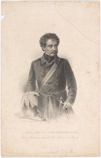 ？Lieut Genサーコリンキャンベル、GCB？、1856年頃 作： John Jabez Edwin Paisley Mayall