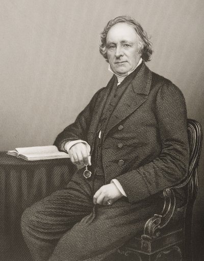 Thomas Binney（1798-1874）は、DJパウンドが「著名な人物の応接室、第2巻」の写真から1860年にロンドンで出版したものを彫刻したものです。 作： John Jabez Edwin Paisley Mayall