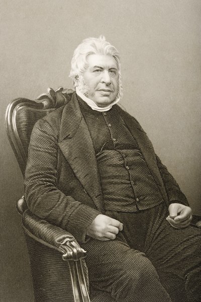 Walter Farquhar Hook（1798-1875）は、DJパウンドによって写真から刻まれました。 作： John Jabez Edwin Paisley Mayall