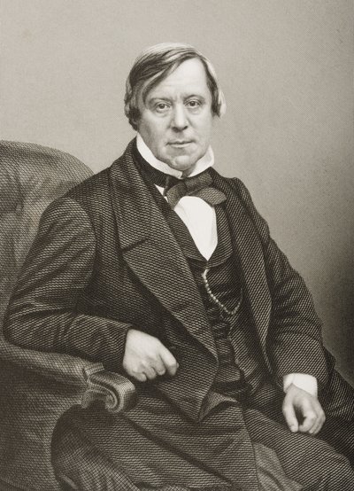 1860年にロンドンで出版された「著名な人物の応接室、第2巻」の写真からDJパウンドが彫刻したウィリアムスコールフィールド（1809-67） 作： John Jabez Edwin Paisley Mayall
