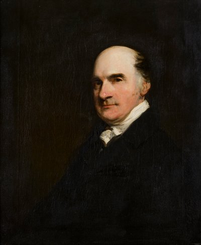 サー ジョージ ガニング 2 世バートの肖像、1798～1825 年頃（キャンバスに油彩） 作： John Jackson