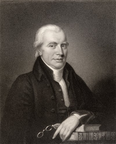 アダムクラーク、J。トムソンによって「ナショナルポートレートギャラリー、ボリュームIII」から彫刻、c.1835を公開 作： John Jenkinson
