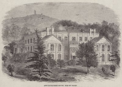 Appuldurcombe House、ワイト島 作： John Jessop Hardwick