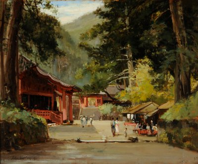 日光市ジェミテン廟への入り口 作： John Jnr. Varley