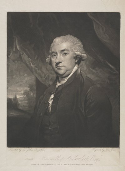 Auchinleck、Esq の James Boswell。 作： John Jones