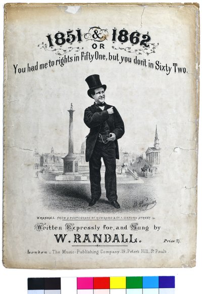 1851年と1862年、あるいはフィフティワンでは私に権利があったが、シックス・トゥ・ツーのあなたには権利がない。 作： John Joseph Wagner