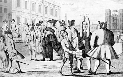フリーク、または現在の1752年のCarracturas 作： John June