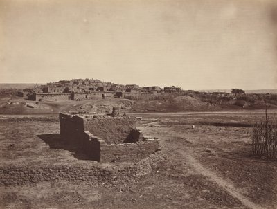 ズニ・プエブロ、1879年。 作： John Karl Hillers