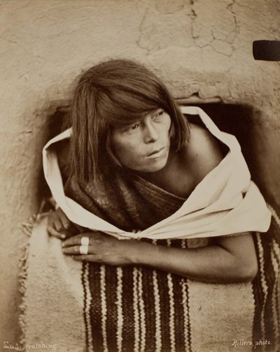 Zuni, Watching, 187981. 作： John Karl Hillers