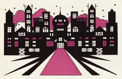 アラジンと不思議なランプの物語」の装飾（カラーリトグラフ 作： John Kettelwell