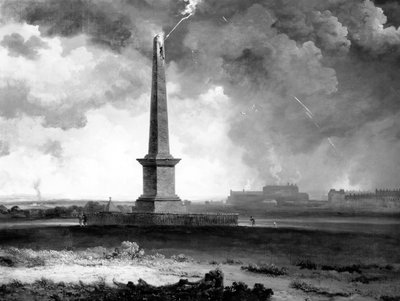 ネルソンの記念碑、1810年頃 作： John Knox