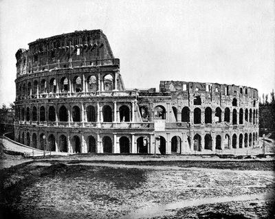 コロッセオ、ローマ、1893年の外観。 作： John L. Stoddard